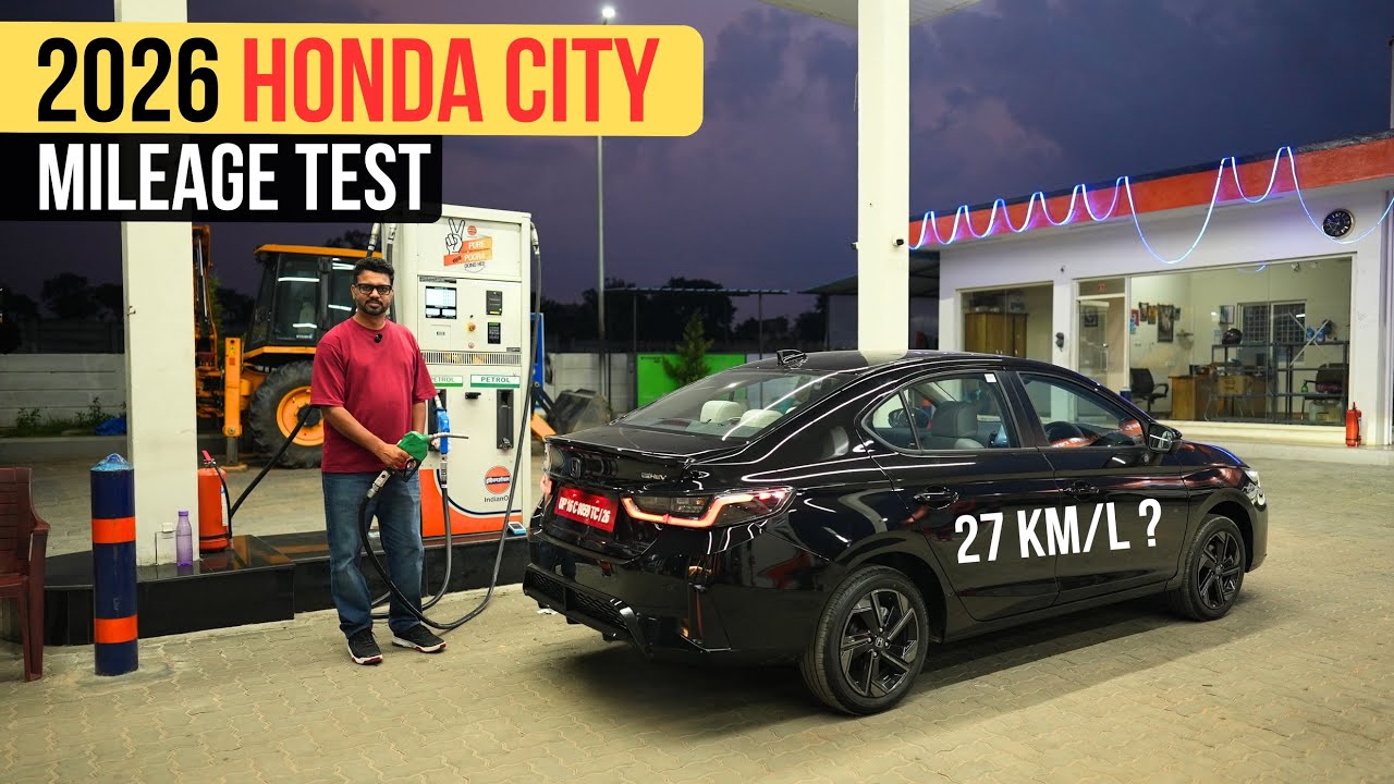 Тест-драйв и обзор расхода топлива Honda City 2026 &mdash; 27 км/л ???