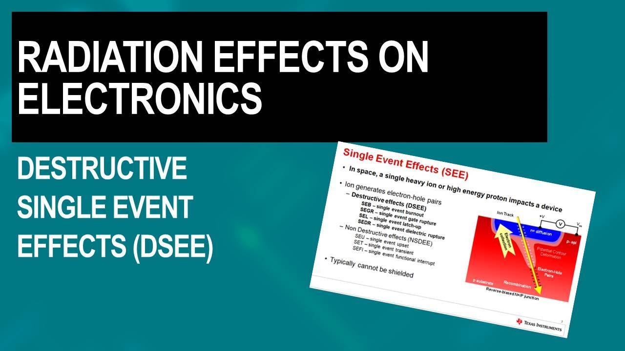 What are random Destructive Single Event Effects (DSEE)?