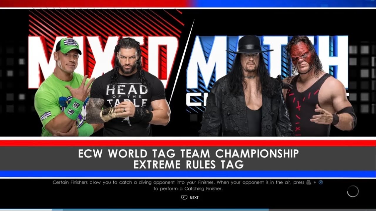 WWE (ECW WORLD TAG TEAM CHAMPIONSHIP)🥊.