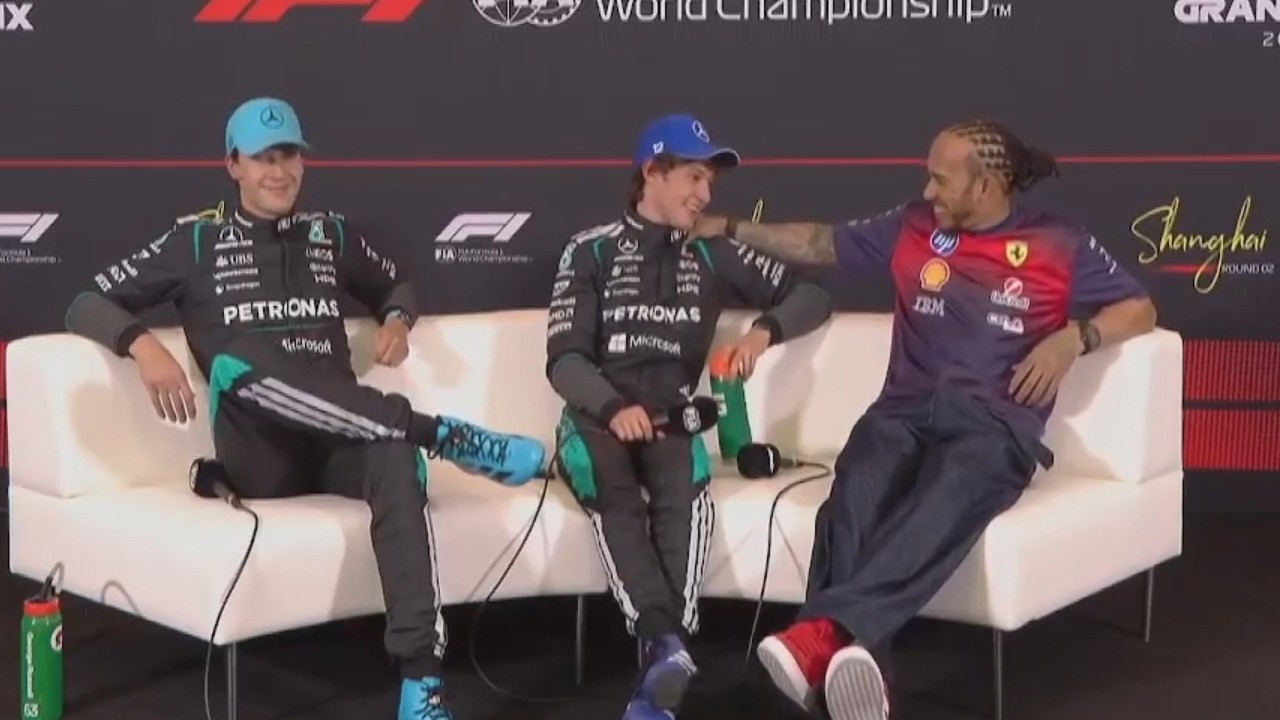 F1 Qualifying Press Conference - China GP  2026 - | Antonelli, Russell, Hamilton