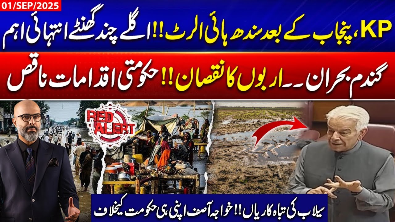 Sindh on High Alert After KP & Punjab! Wheat Crisis & Flood Disaster | 365 Degrees | 01 September 25