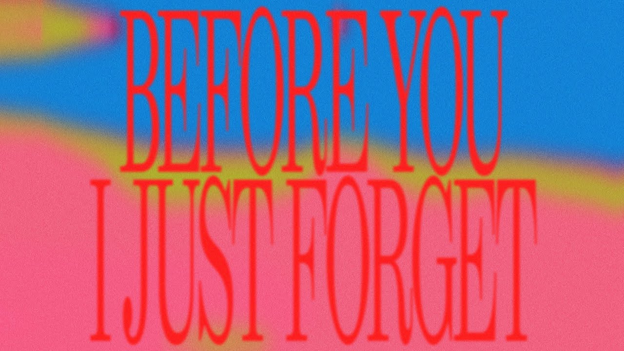 Fontaines D.C. - Before You I Just Forget (Lyric Video)