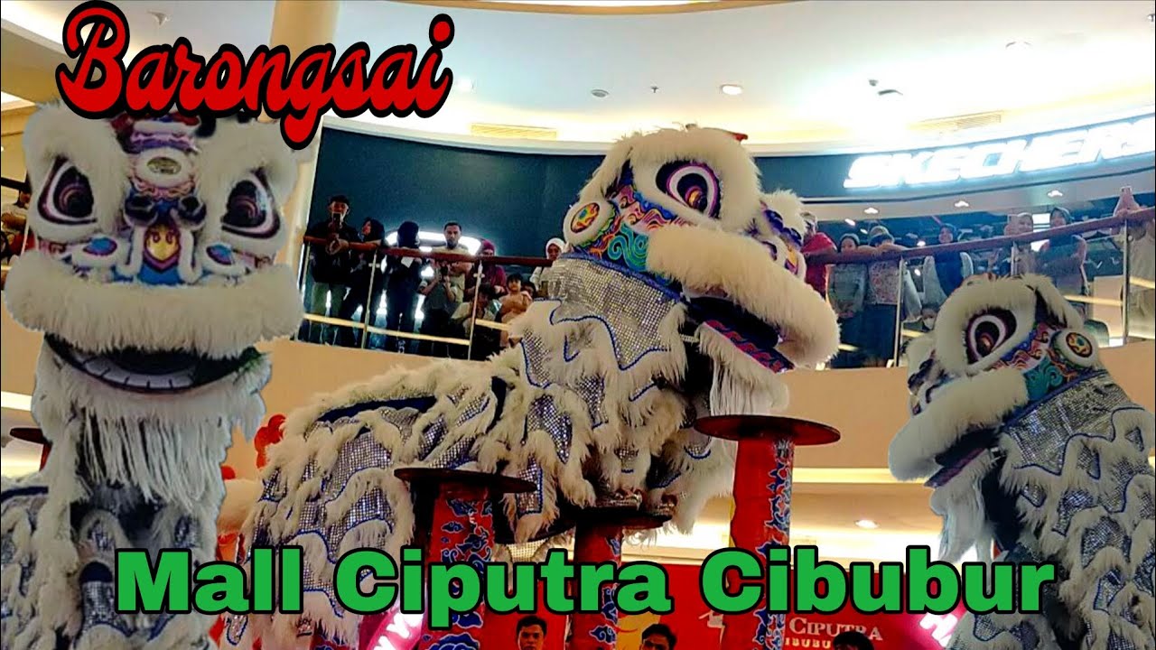 Barongsai show Mall Ciputra Cibubur || CNY 2026
