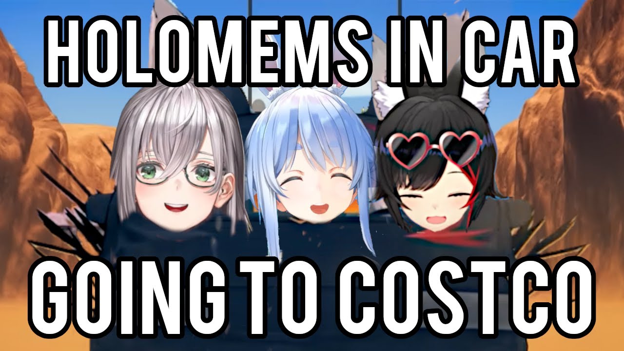 [hololive] Pekora, Mio, And Noel Go To Costco [ Usada Pekora ]