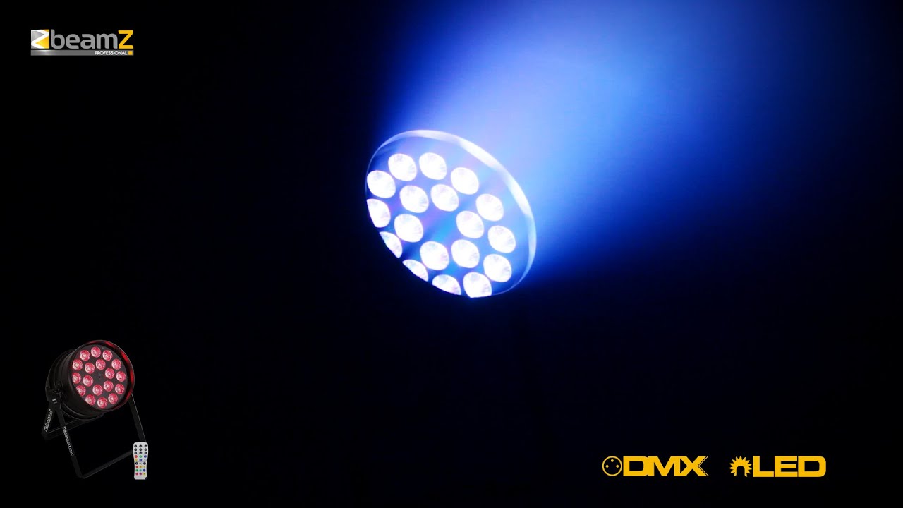 BeamZ Professional BPP205 LED PAR 64 18x 15W PENTA IR DMX 151.233