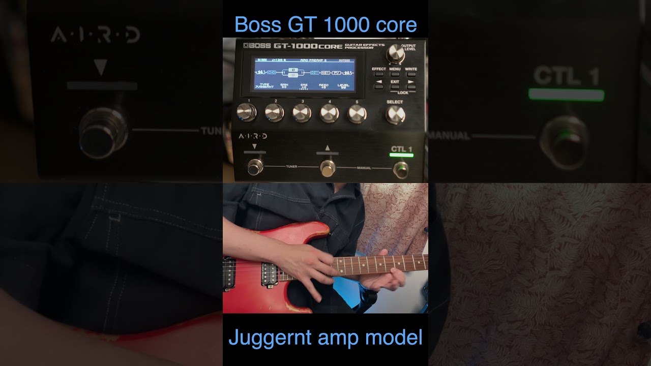 보스 GT1000Core 메탈톤