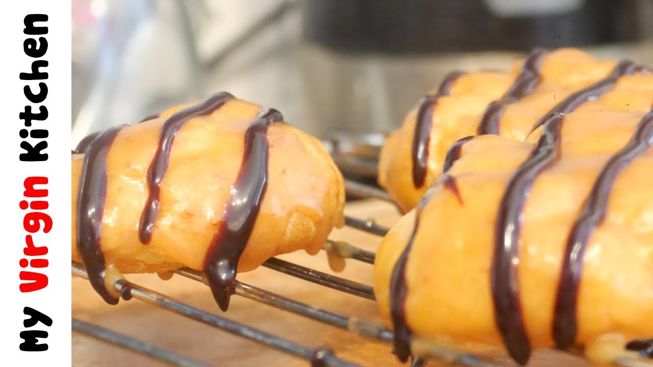 CARAMEL CREAM CHOUX BUNS RECIPE #deleBAKE