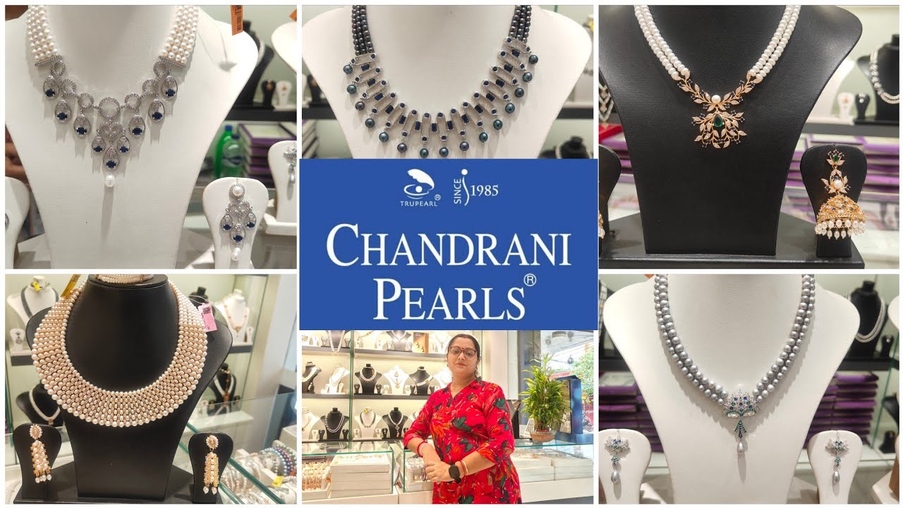 মাত্র 450 টাকা থেকে শুরু Chandrani pearls jewellery||Chandrani pearls jewellery with price