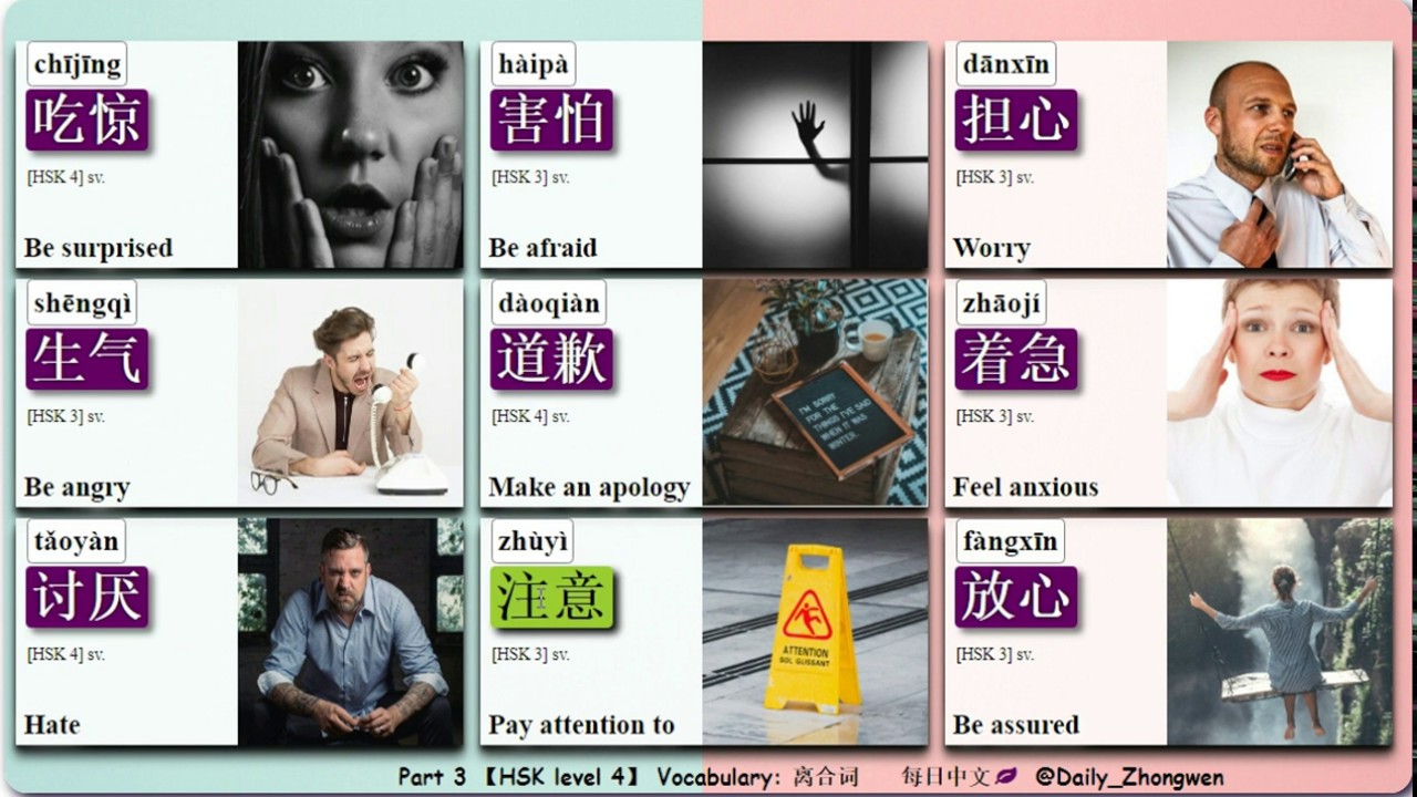 Part 3 离合词 (Separable Verbs)【HSK 4】