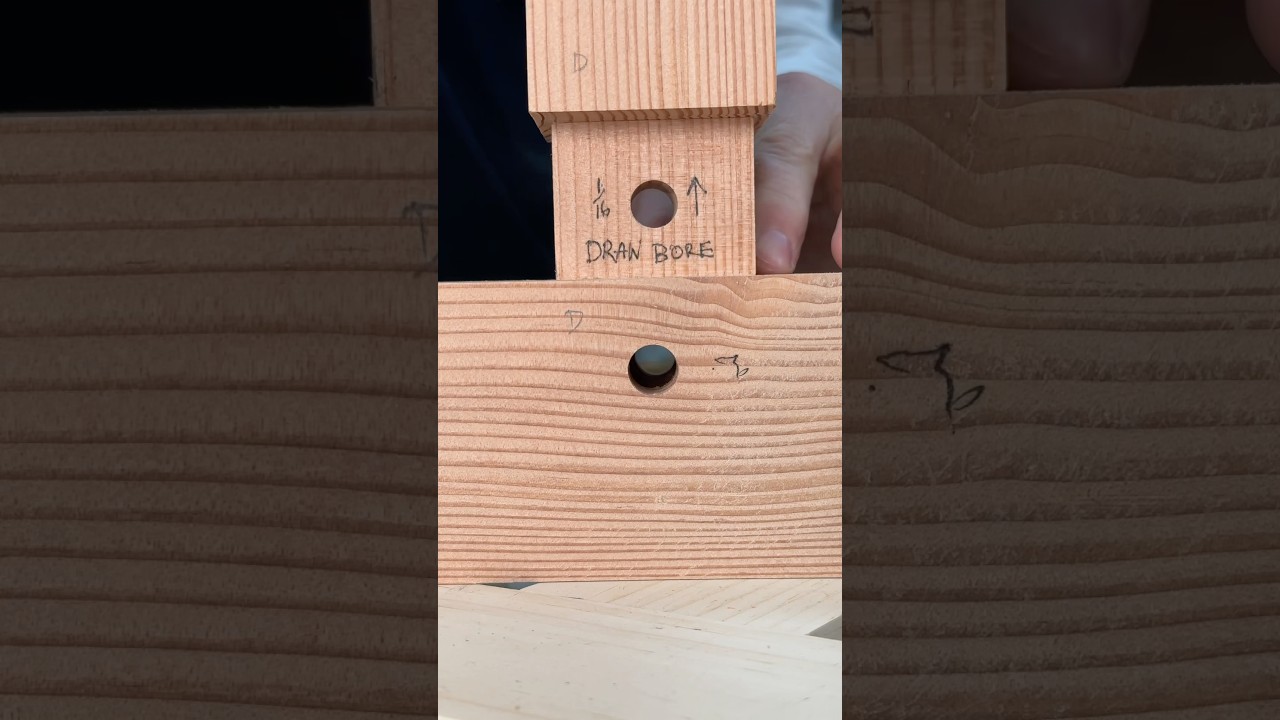 Draw bore mortise and tenon joints. Offset the holes and let the peg do the work