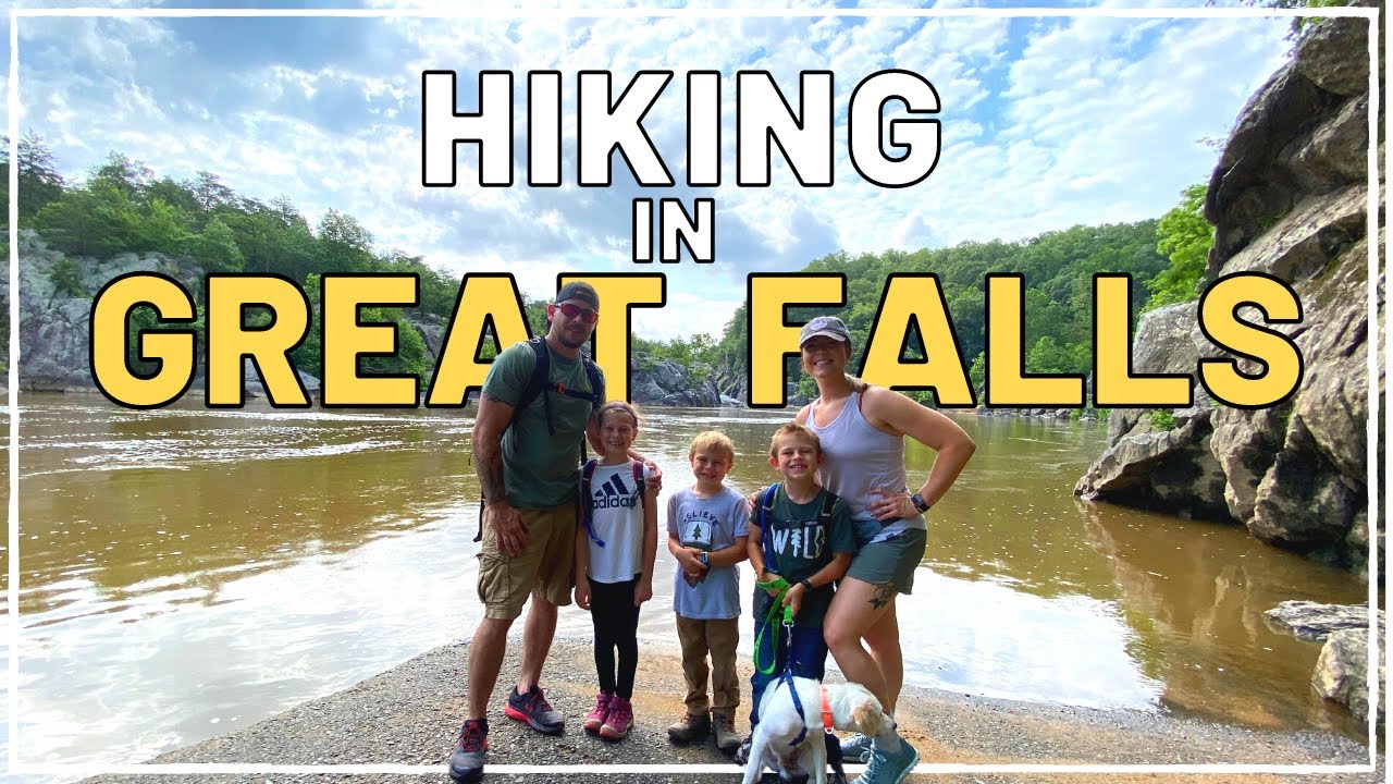 A Day of HIKING in GREAT FALLS PARK, VA//River Trail & Matildaville Trail