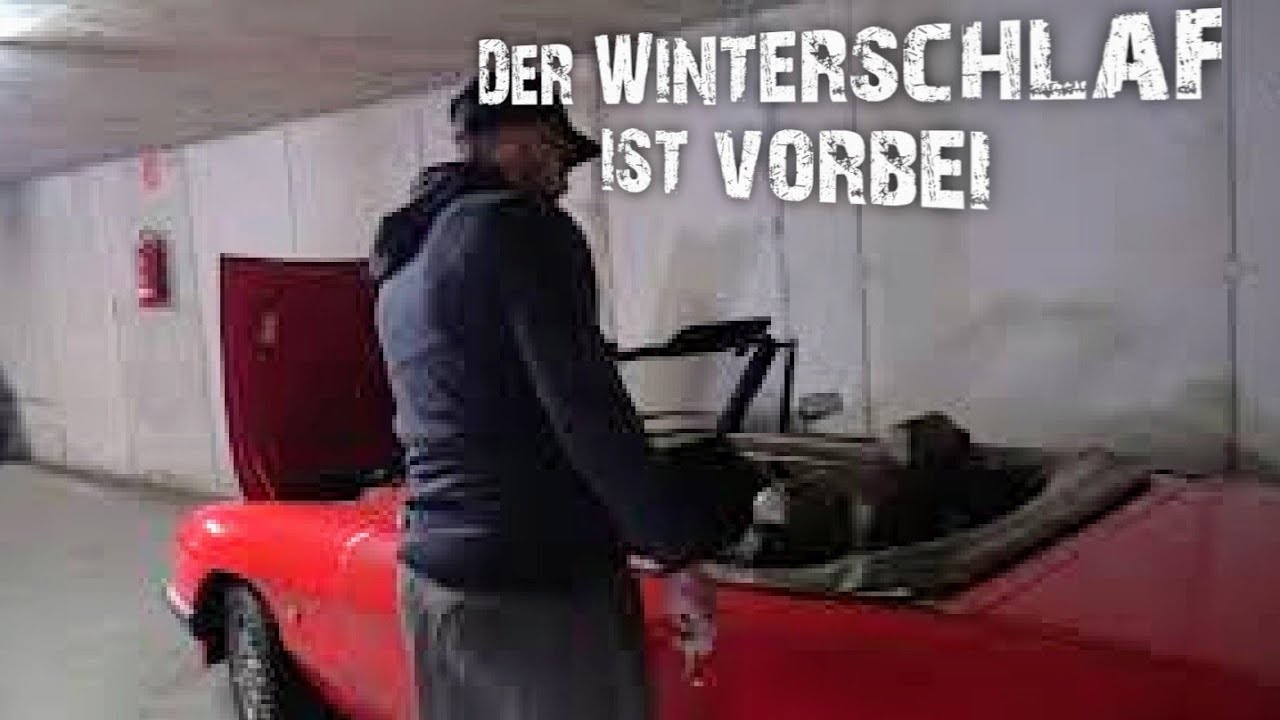 Alfa Romeo Spider start Vorbereitungen nach 3 Jahren Winterschlaf