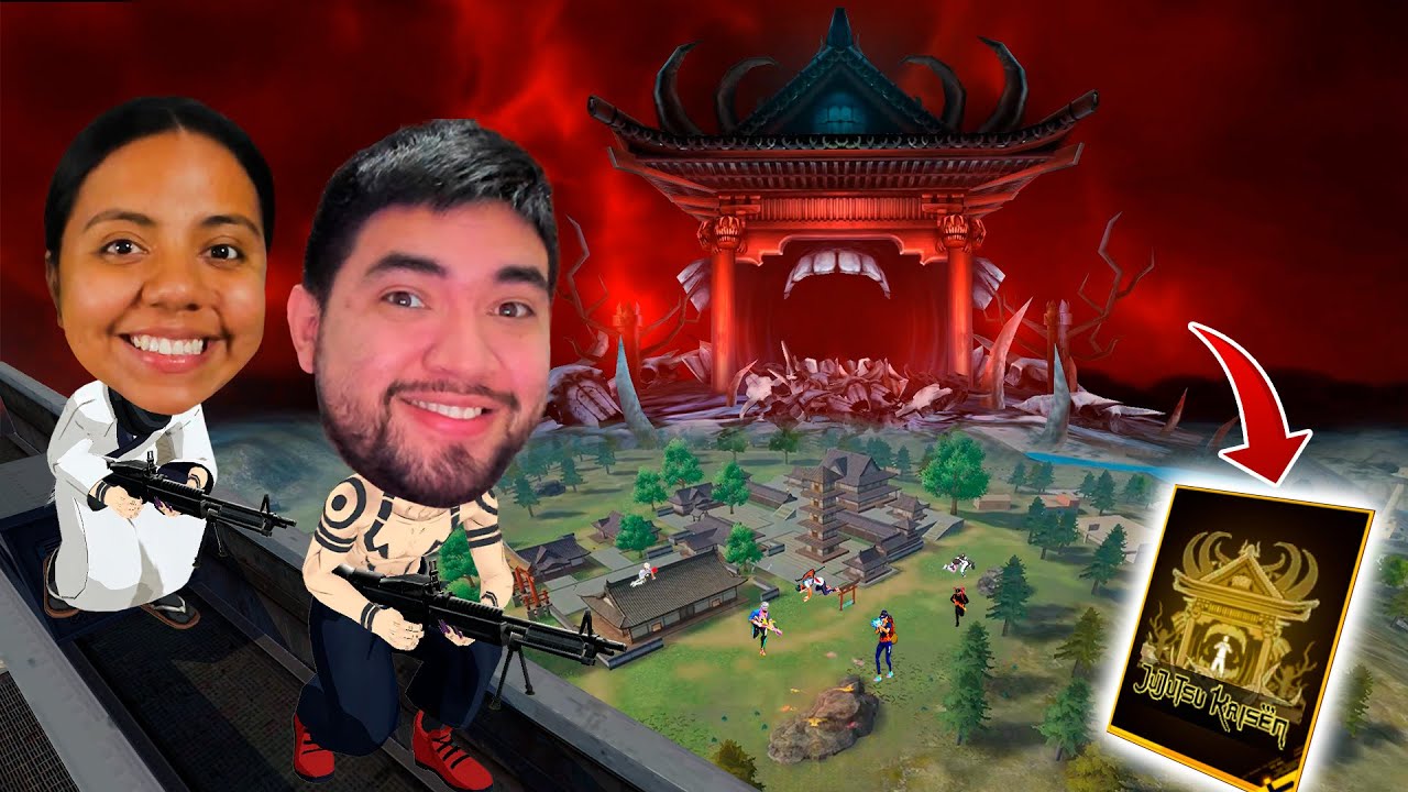 USAMOS EL TEMPLO DEL MAL EN FREEFIRE 🤯 EL MEJOR EMOTE DE ENTRADA DE FREEFIRE X JUJUTSU KAISEN