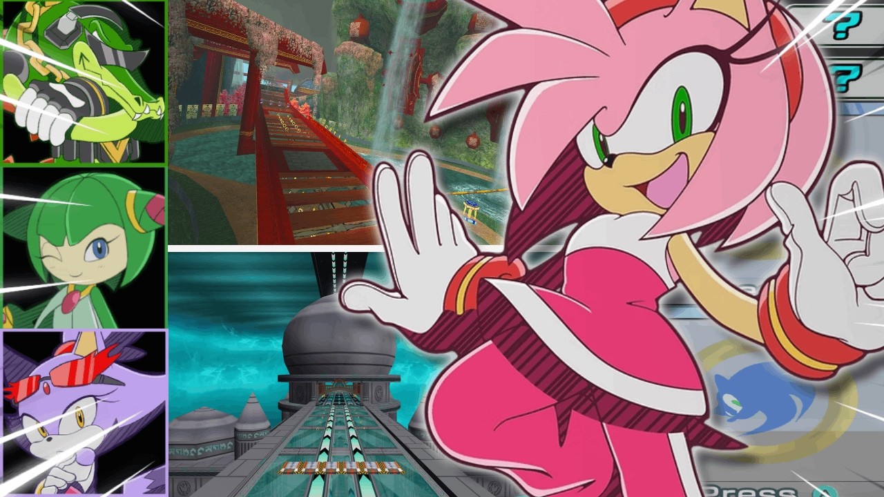 Я скачал все моды для Sonic Riders...