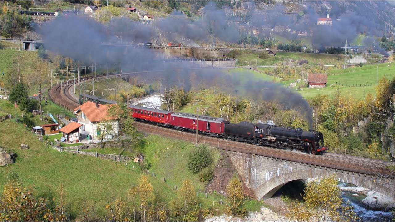 Mit Dampf über den Gotthard - Mikado 141 R 568 auf der Nordrampe