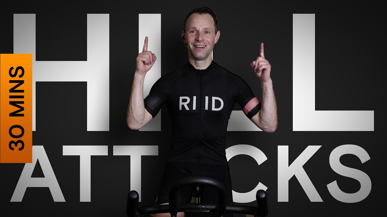 33 Minute Indoor Cycling Workout | Hill Attacks
