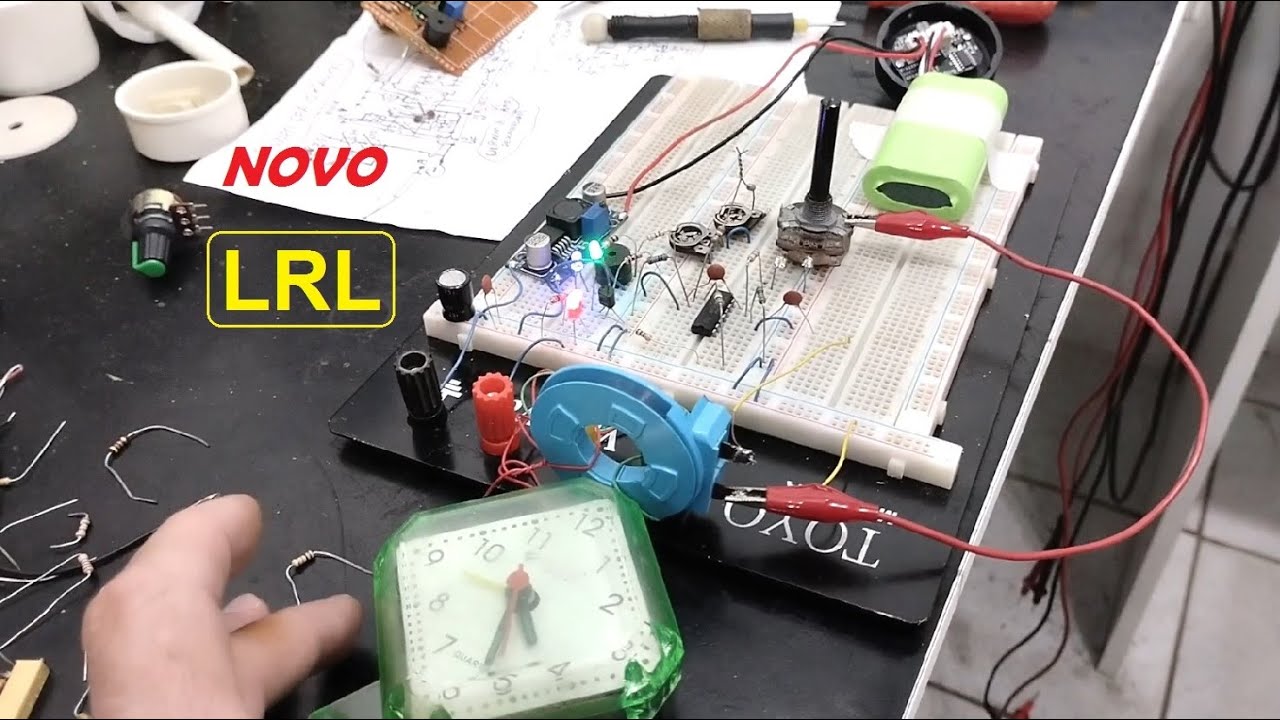 Novo modelo de detector eletromagnético de alta sensibilidade -- LRL