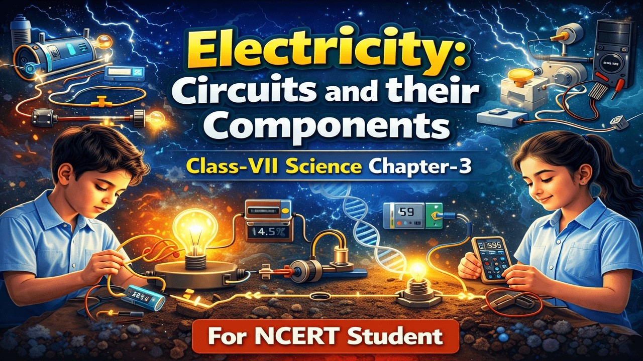 Учебник NCERT по естествознанию для 7 класса, глава 3 | Электричество: цепи и их компоненты | Пол...