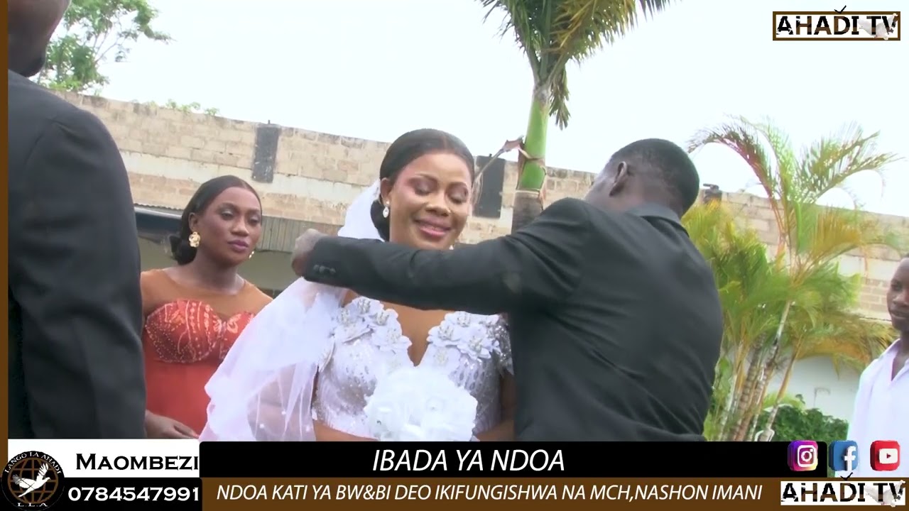 SHUHUDIA MCH.NASHON IMANI AKIFUNGISHA NDOA KATI YA MR.DEO NA NABII DEVOTHA 