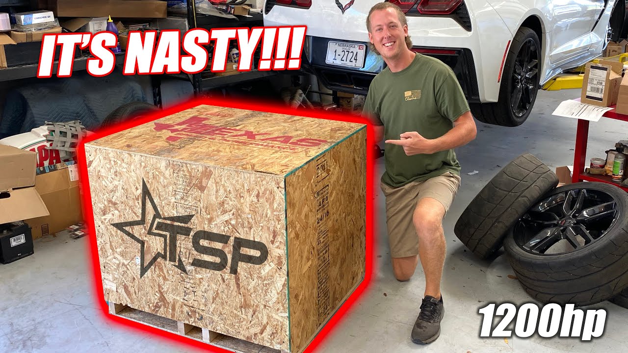 The Bald Eagle Machine's 1200hp Texas Speed LTX Engine Has Arrived!!! (FREEDOM INFUSED)