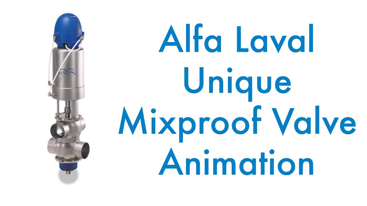 Alfa Laval Unique Mixproof Valve Animation
