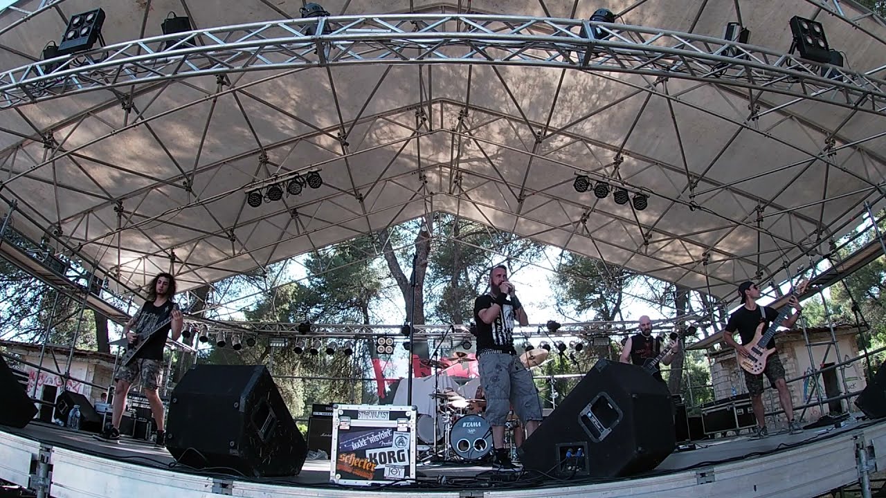 Crisalide (Pulp Your Brain Out) at GoatHell Metal Fest with Pestilence 05-07-2019 Pula - Croatia.