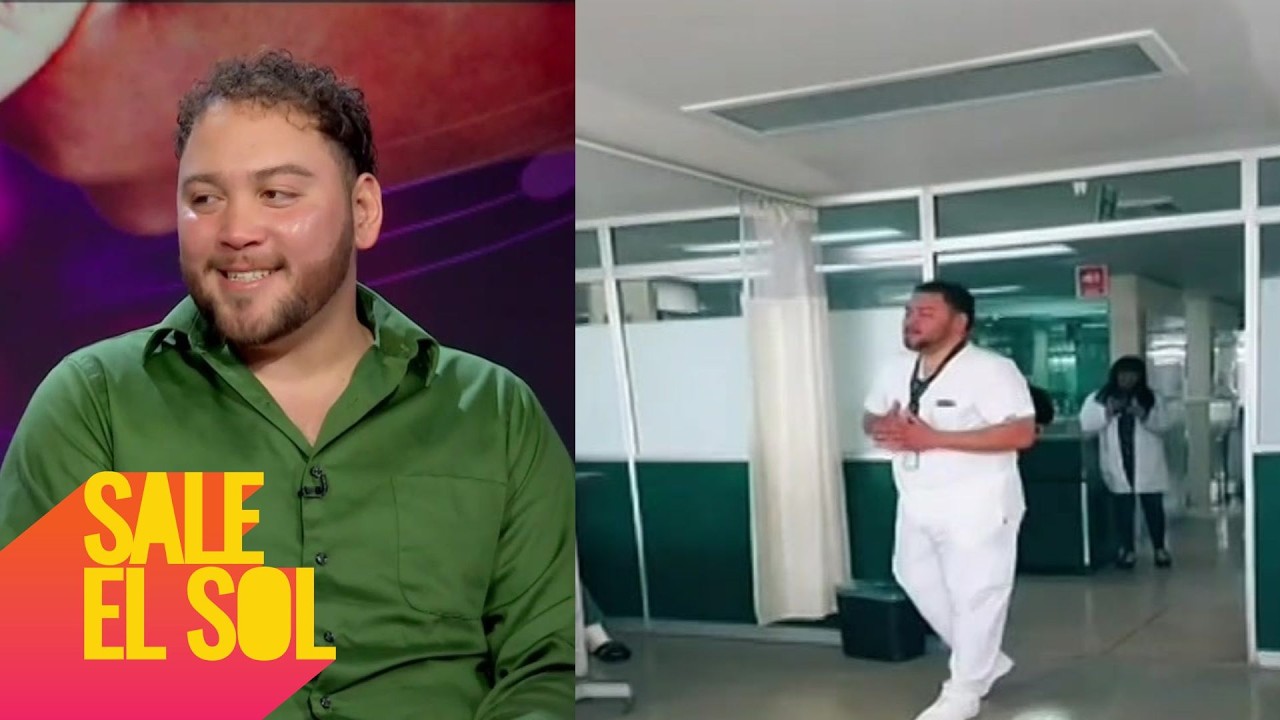 ¡Conoce la historia de Hum Dash! El ENFERMERO que le canta a sus pacientes | Sale el Sol