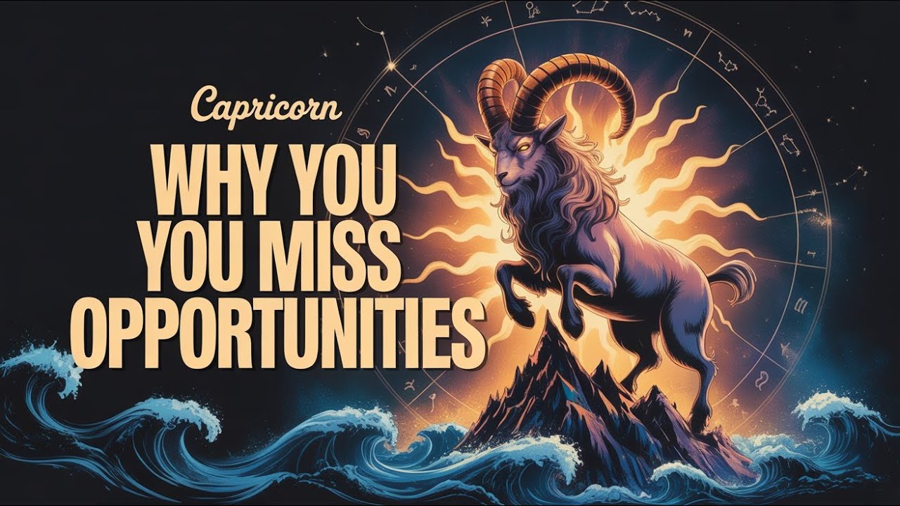 CCAPRICORN ♑ — 9 Reasons You Keep Missing Good Opportunities (This Is Why It Keeps Happening)