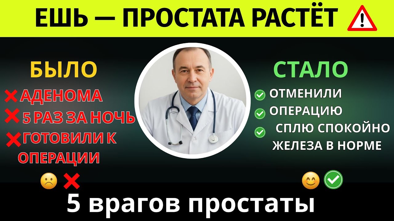 После 55 забываете сон из-за туалета? Эти 5 продуктов реально помогают | МУДРОСТЬ ЗДОРОВЬЯ