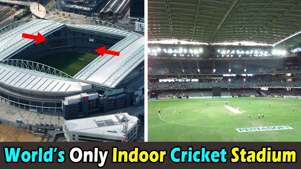 World's one and Only Indoor Cricket Stadium with Retractable covered Roof