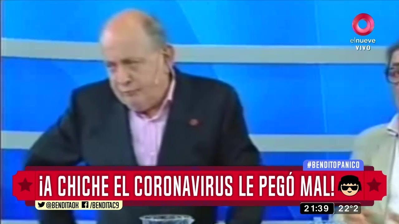 ¡A Chiche el coronavirus le pegó mal! 😎
