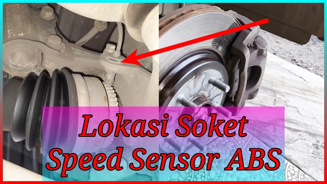 Posisi soket speed sensor ABS wuling Almaz