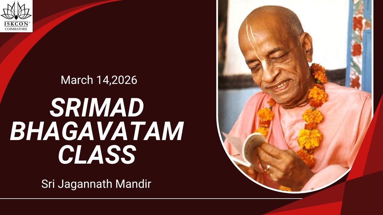 Srimad Bhagavatam Discourse 3.23.8 - H.G Srinivasa Hari Das - 14-03-2026
