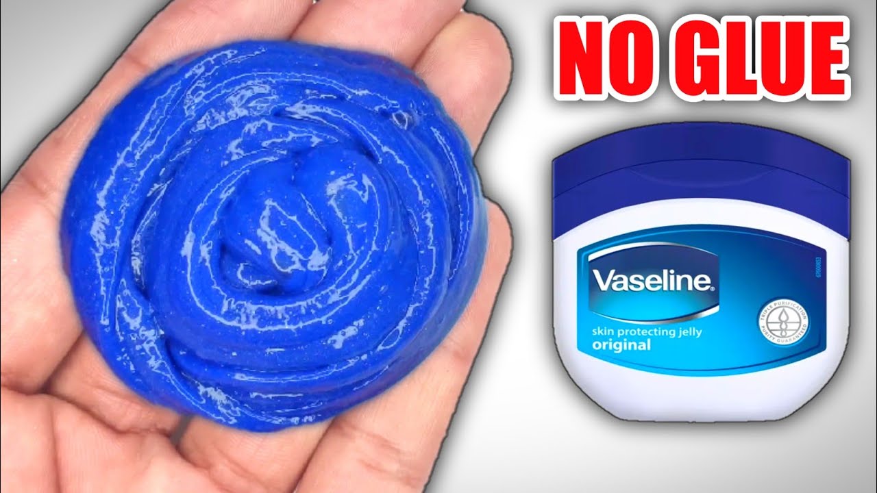 NO GLUE NO BORAX VASELINE SLIME👅🎧 How to make Slime with Vaseline without Glue or Borax [Slime ASMR]