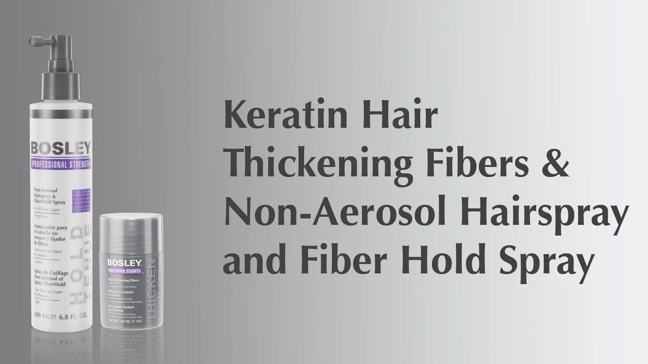 Bosley Professional Strength Keratin Hair Thickening Fibers