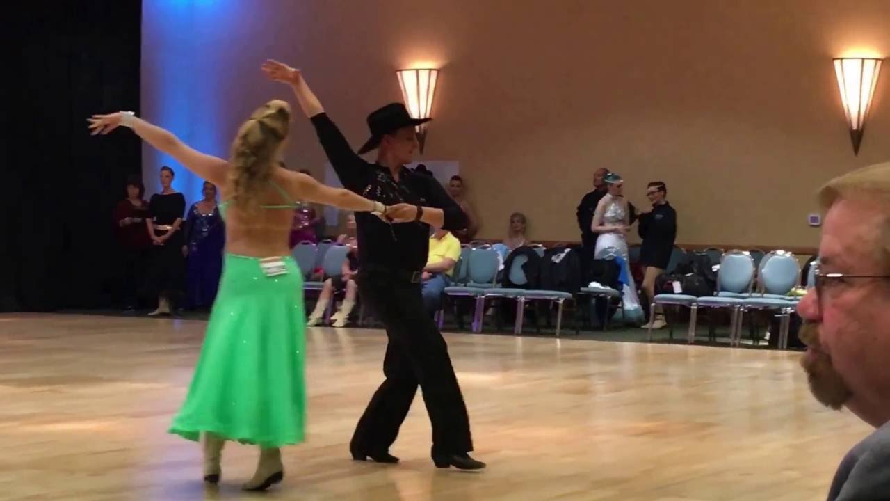 Megan Wheeler and Mike Wagner dancing Triple Two Step