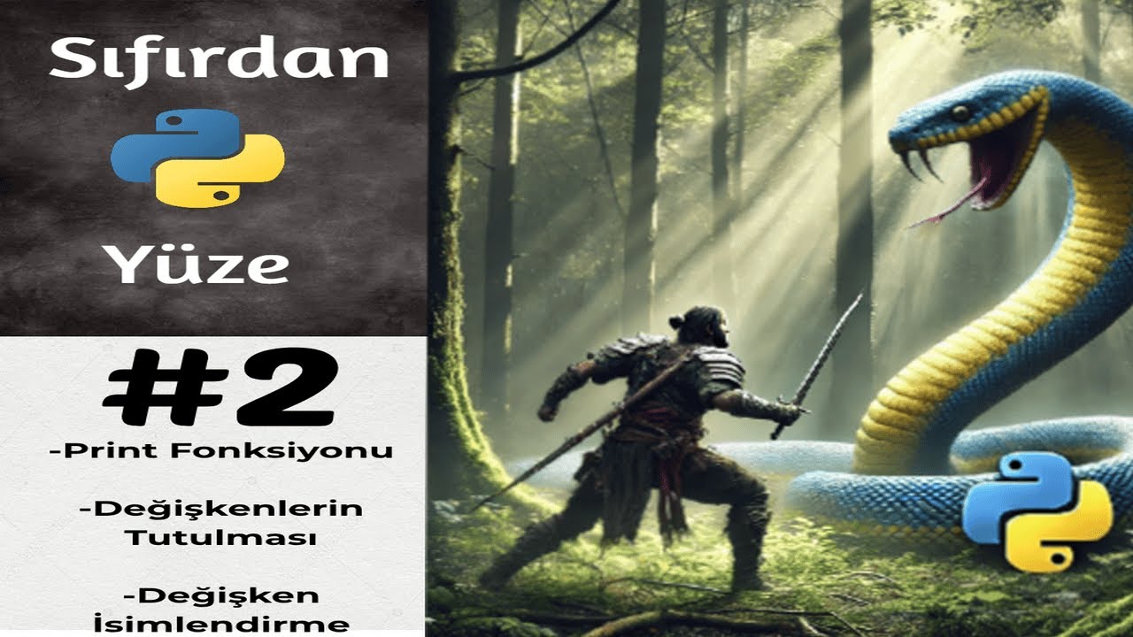 Sıfırdan Yüze Python - 2.Gün (Print Fonksiyonu, Değişkenlerin Tutulması, Değişken İsimlendirme)