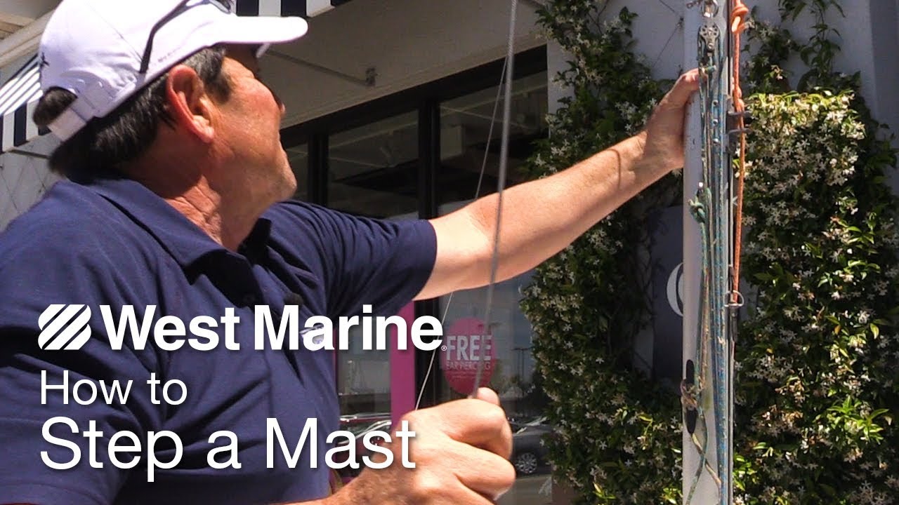 How to Step a Mast & Install a Boom on a Vanguard 15