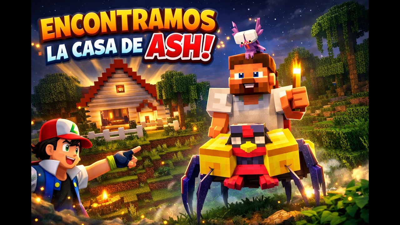 Encontramos la casa de ASH episodio 12 minecraft cobbleverse