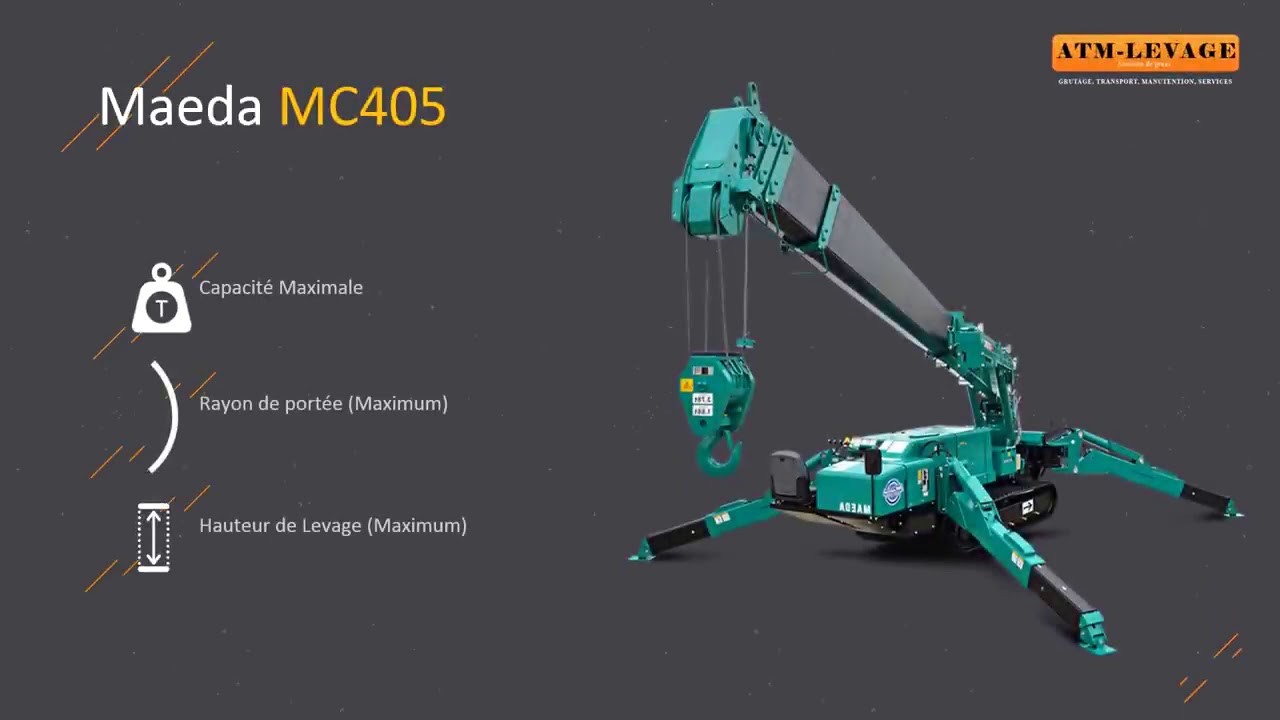Mini Grue Maeda MC 305 & MC 405