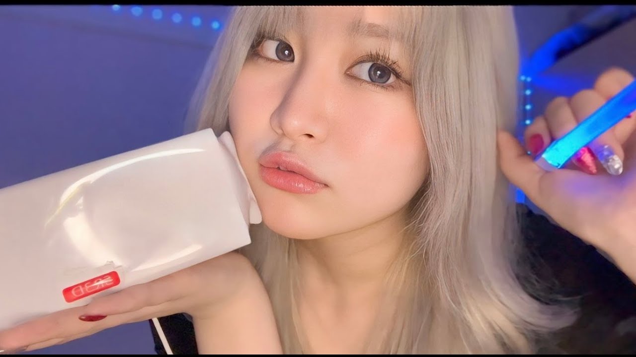 【ASMR】3種類のマイクで0距離オノマトペ