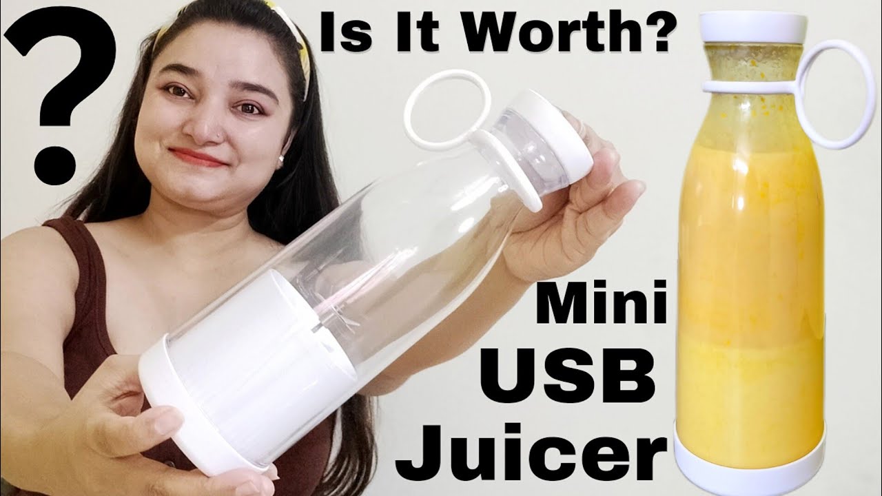 Mini USB Juicer Review | Portable Juice Blender | Mini Portable Juicer Blender | Bottle Juicer |