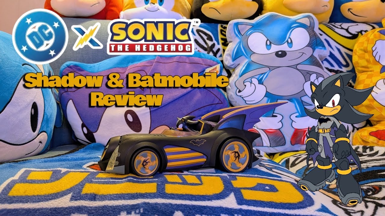 Jakks Pacific DC X Sonic Shadow & Batmobile Review 