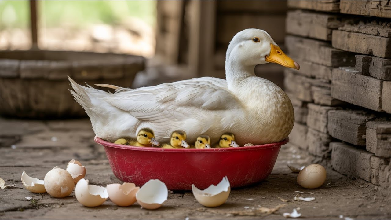 Beautiful Swan Egg Hatch at Home 🦢🥚❤️