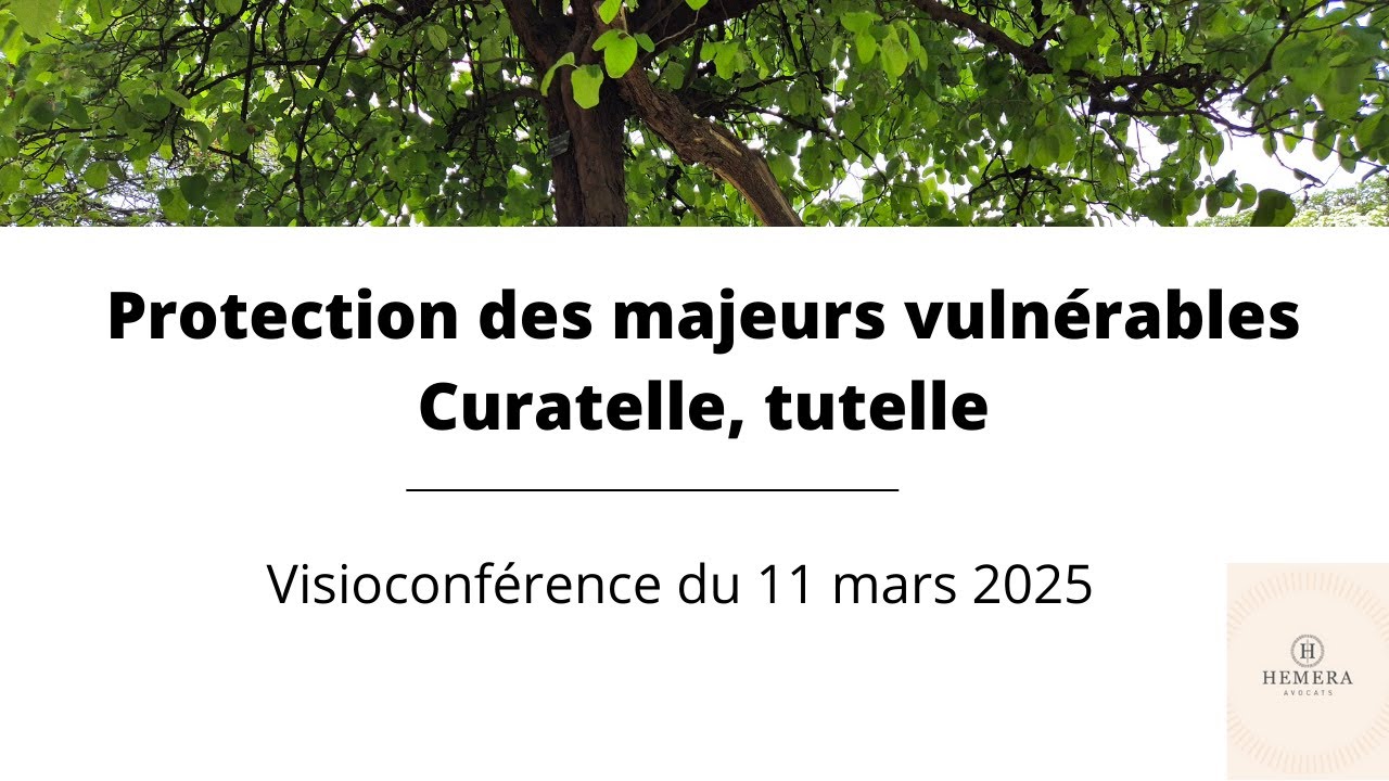 La protection des majeurs vulnérables - Conférence du 11 mars 2025