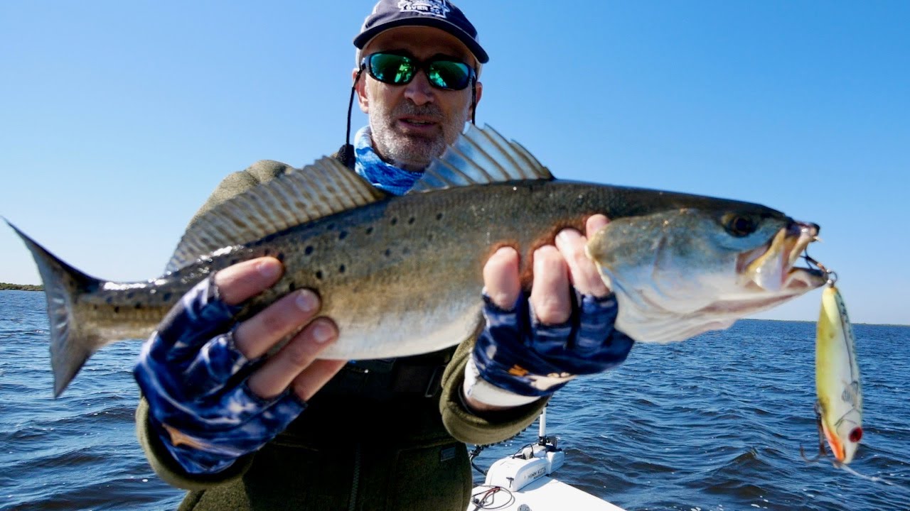 Big Trout Smashing Topwater Baits! It's on!