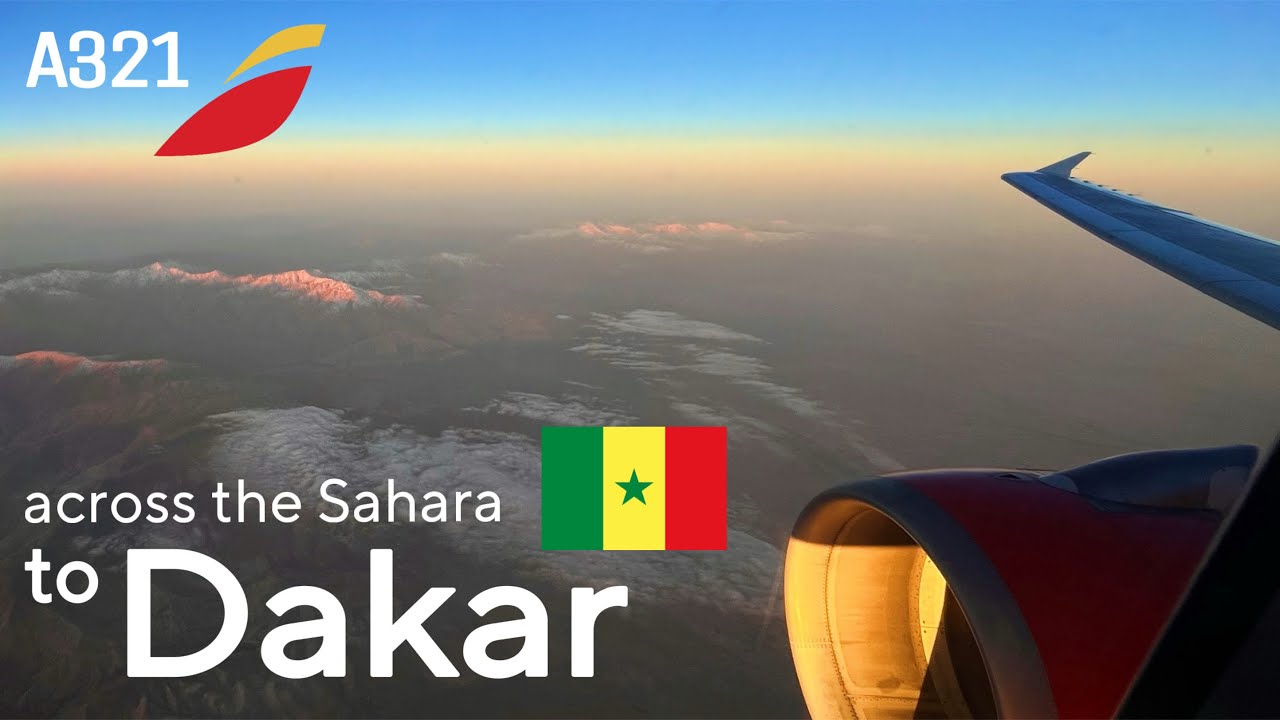 Iberia 🇪🇸 Airbus A321 | Madrid - Dakar ✈