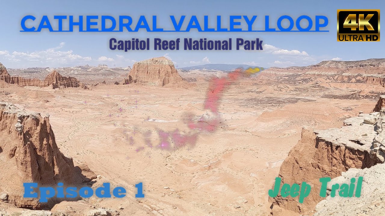 4x4 Trail: Cathedral Valley Loop - Capitol Reef NP - Part 1 (Complete Trail)
