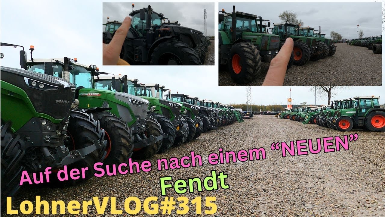 LohnerVLOG#315 Suche nach einem NEUEN Fendt Traktor I Besuch bei Underbjerg DK I Carport eindecken