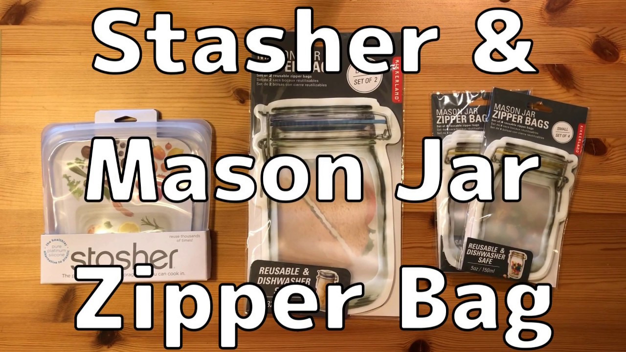 ECO Friendly Stasher & Jar Mason Zipper Bag